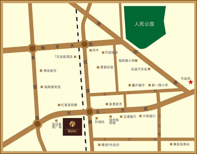 燕赵国际交通图