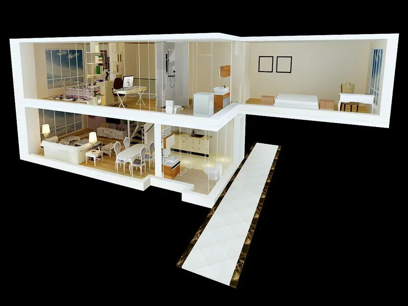 74．左图是给定的立体图形、将其从任一面剖开，,下面哪一项可能是该立体的截面