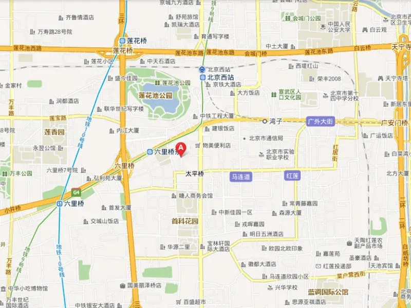 太平桥小区交通图