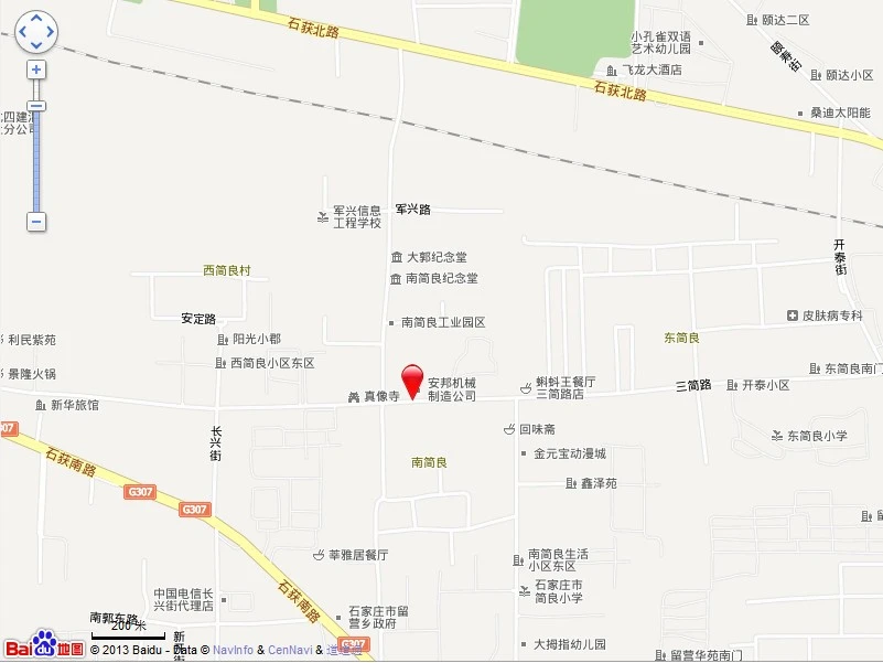 南简良东区交通图