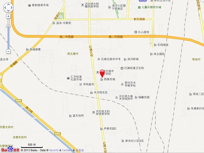 西美花城交通图