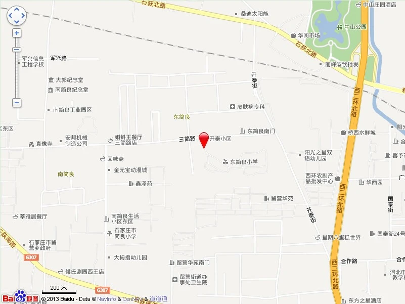 开泰小区交通图