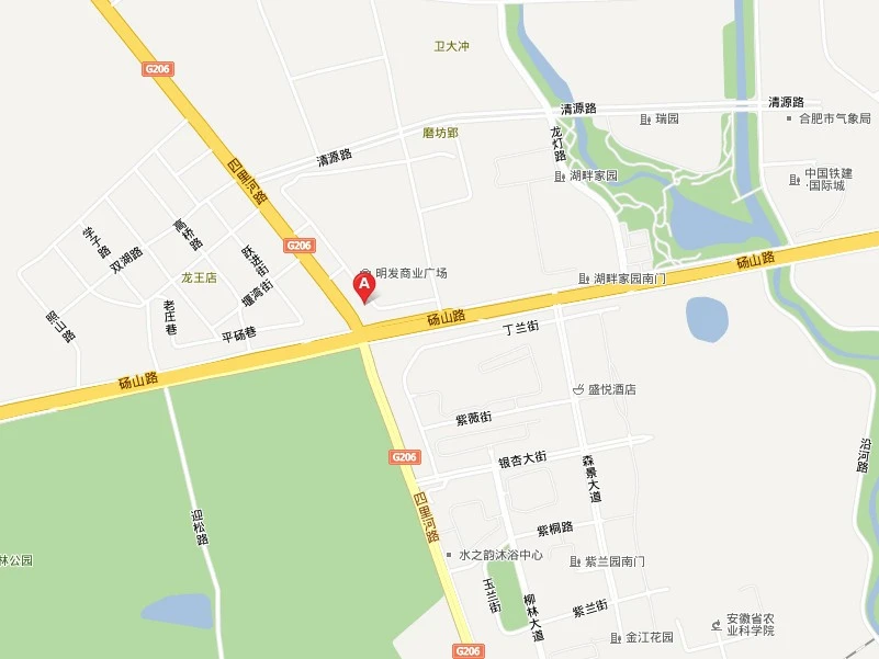 中铁国际城交通图