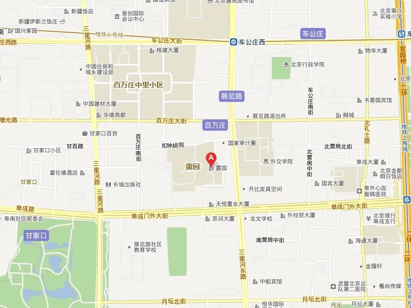 南露园交通图