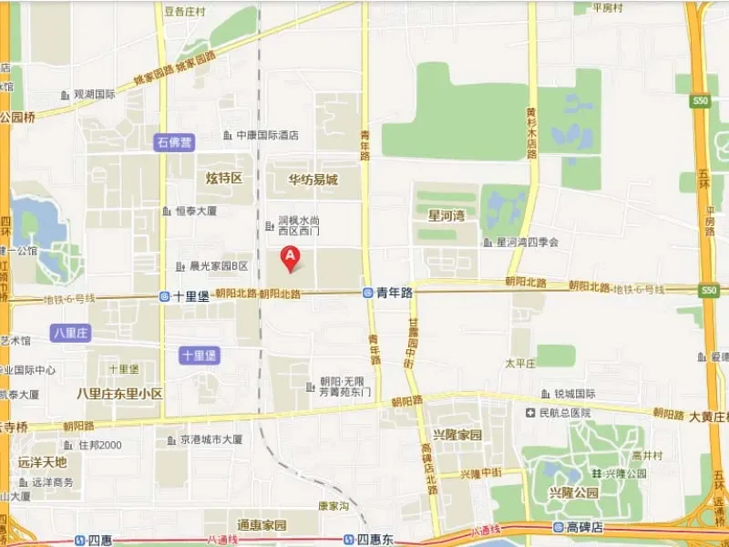 珠江罗马嘉园一期交通图