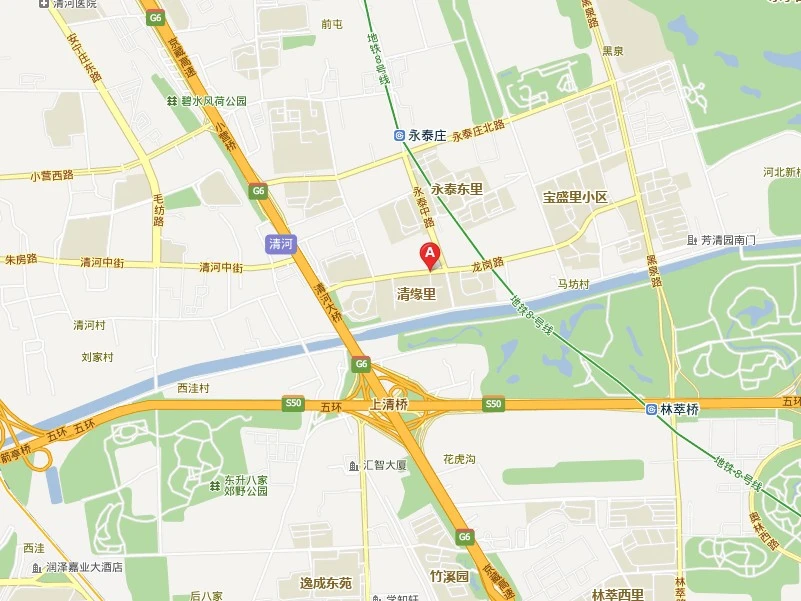 清缘里小区交通图