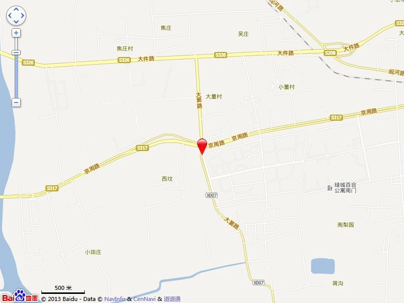 燕化星城交通图