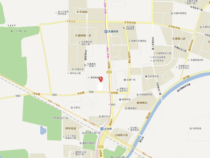 正辰小区交通图