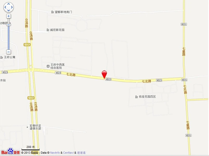 名佳花园四区交通图