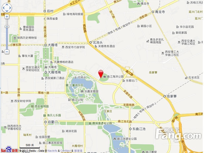 中海铂宫交通图