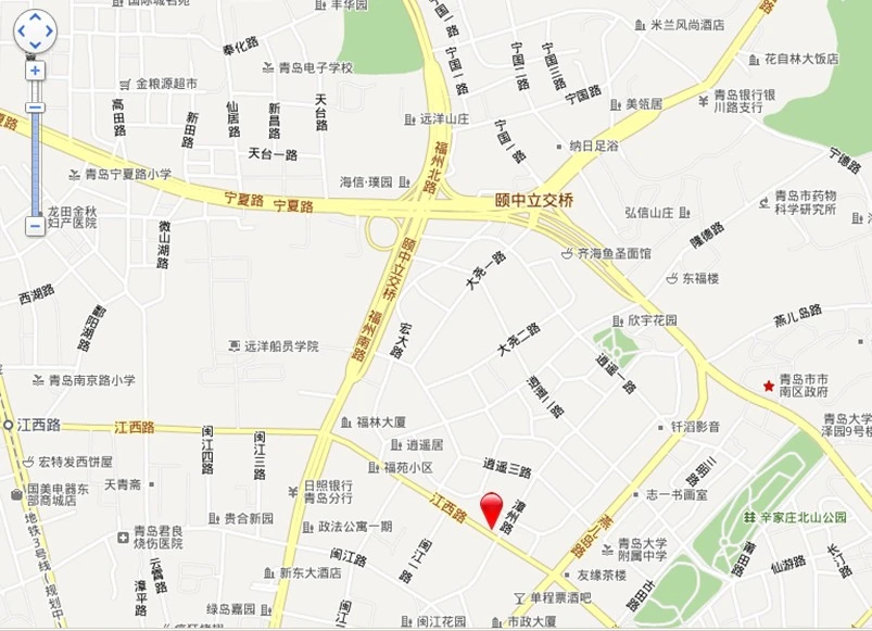 新岭花园三期交通图