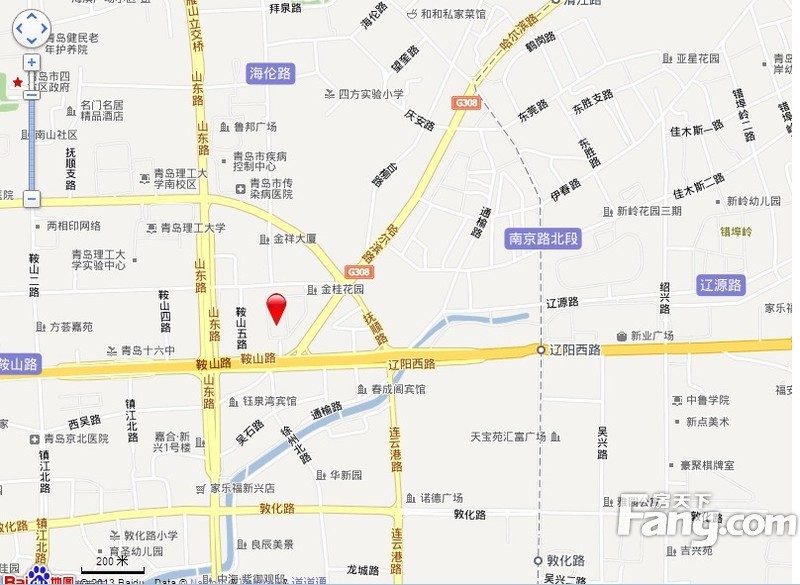 金桂花园交通图