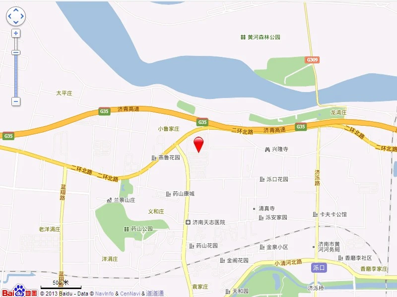 药山花园交通图