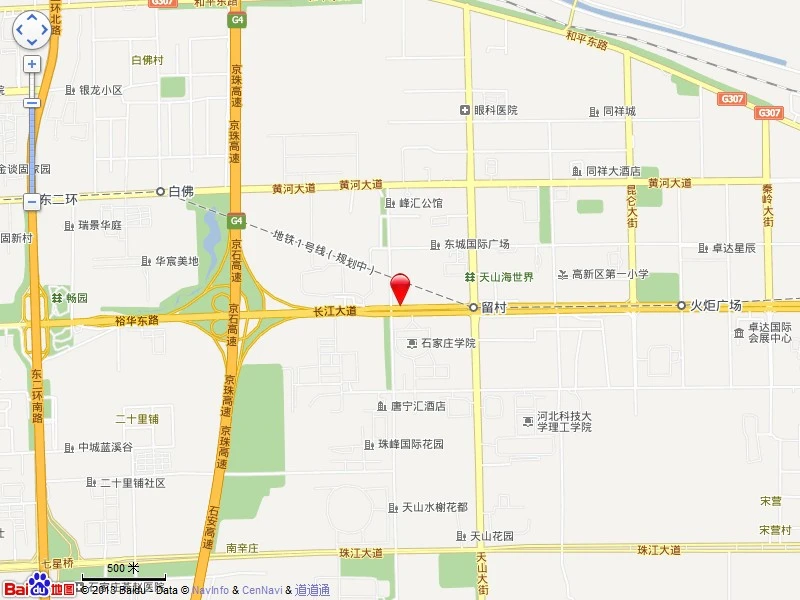 筑业花园交通图