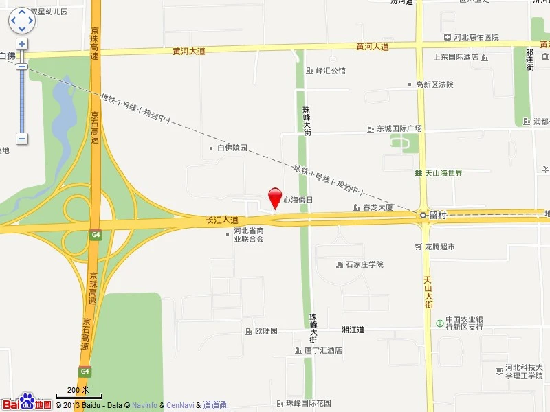 心海假日交通图