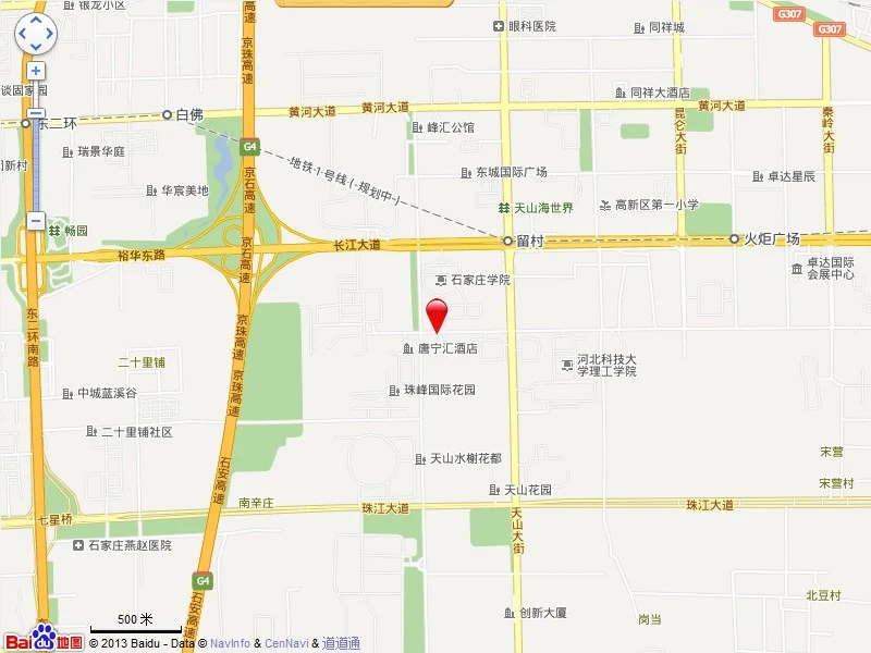 石家庄学院宿舍交通图