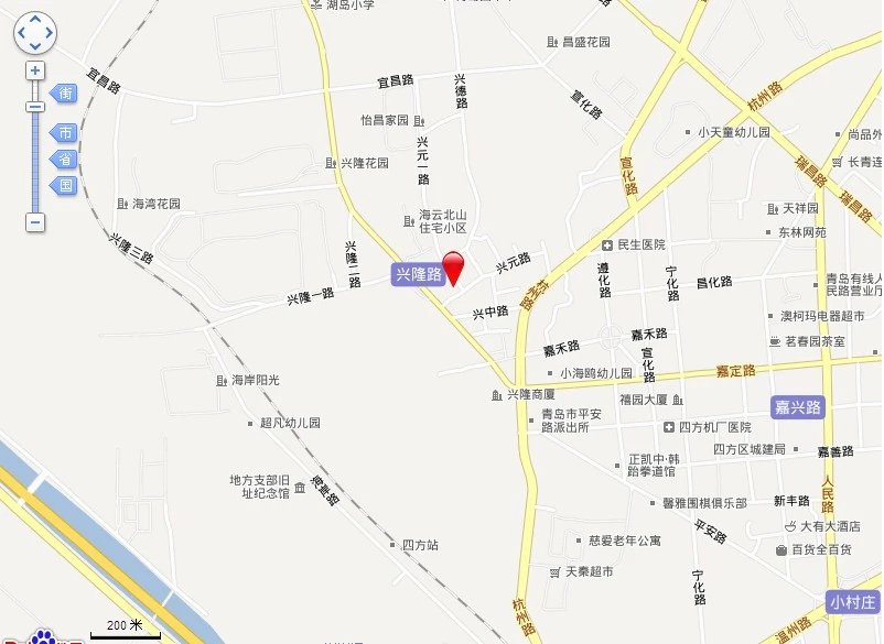 兴电小区交通图