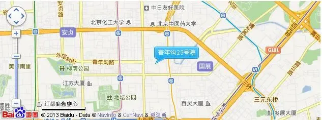 青年沟23号院交通图