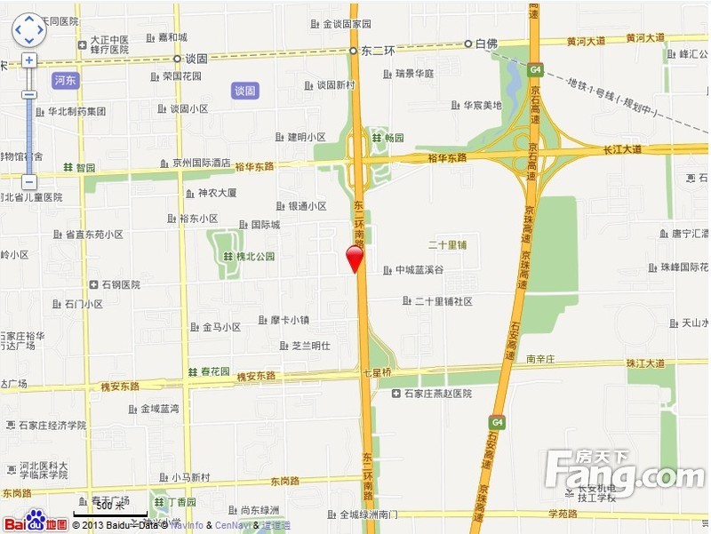 中城星月湖交通图