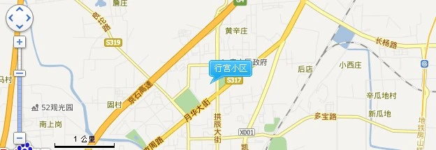 行宫小区交通图