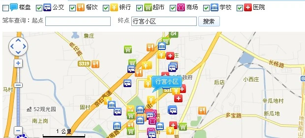 行宫小区配套图