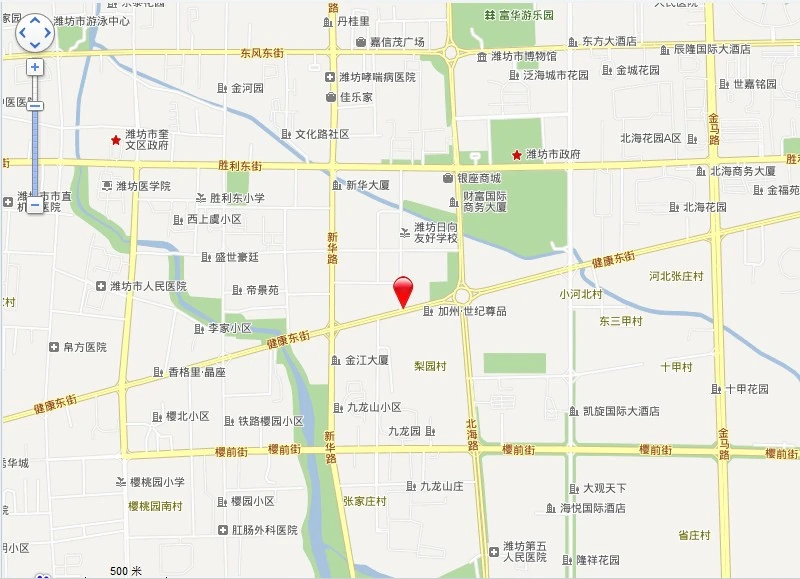 向阳小区(新华路)交通图
