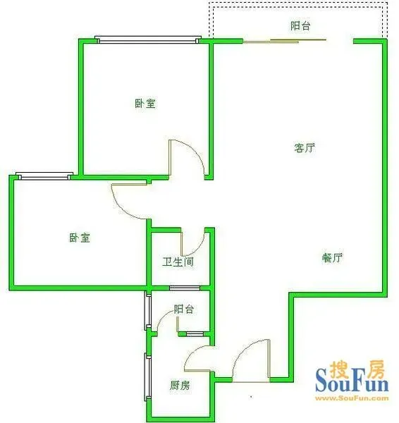 骏景天下骏景天下&nbsp;2室1厅1卫1厨 0.00㎡
