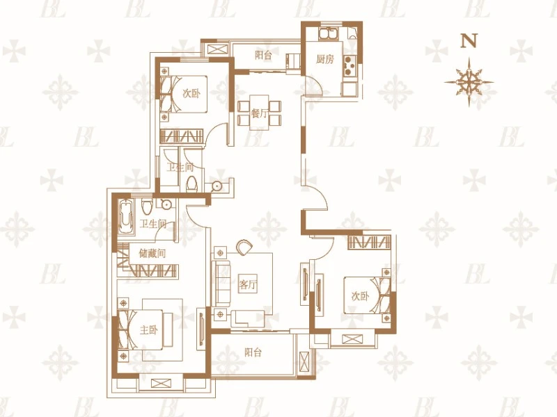绿地泊林公馆户型介绍