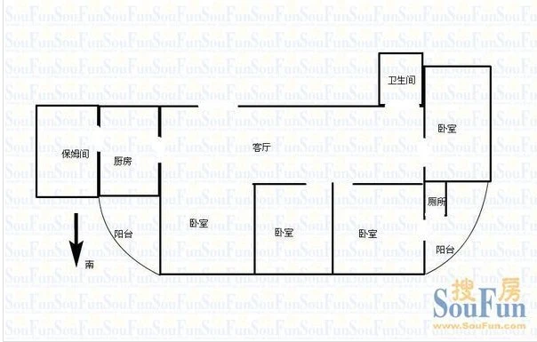 岔路街单位宿舍岔路街单位宿舍 4居室 0室0厅0卫0厨 0.00㎡