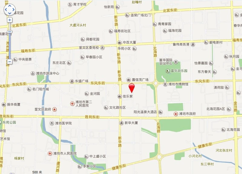 南胡住小区交通图