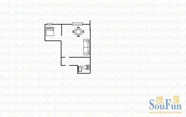 中剪子巷户型&nbsp;1室1厅1卫0厨 0.00㎡