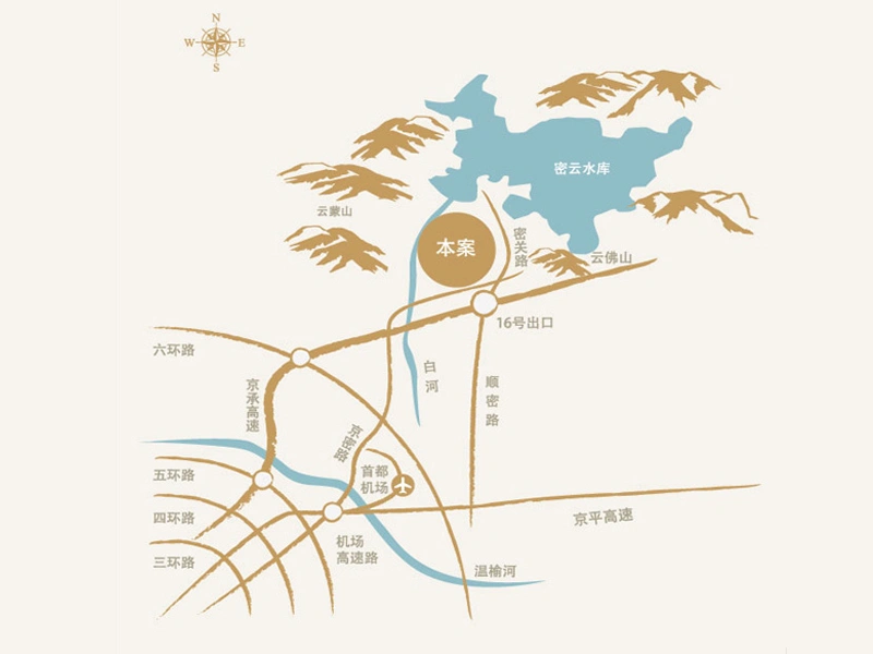 北京雲溪区域交通介绍