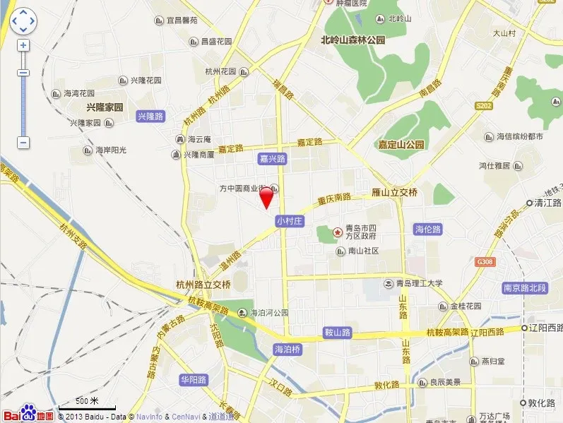 方中圆小区交通图