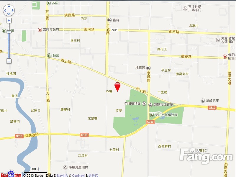 从郑州市区怎样坐公交到荥阳市北邙苹果园?图片