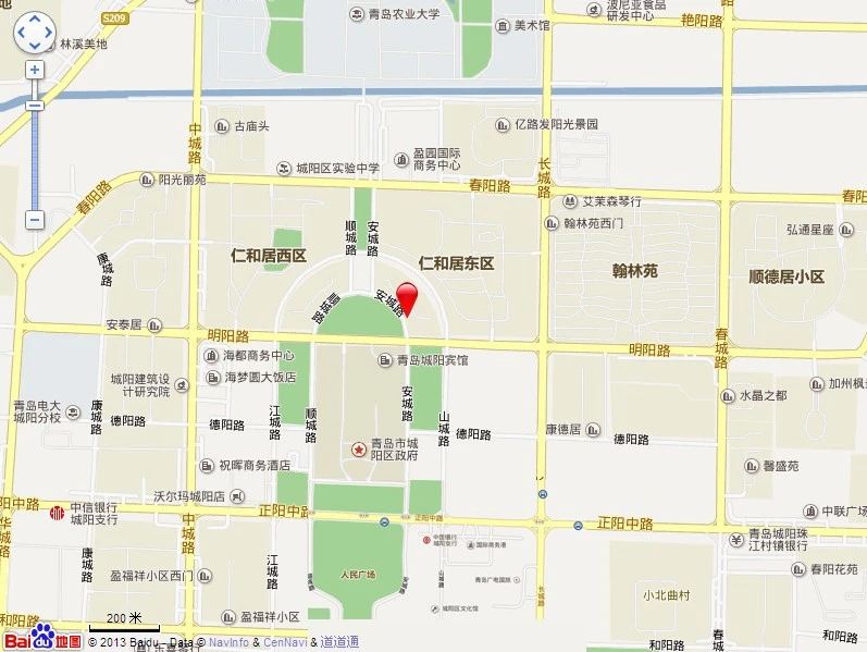 盈园广场交通图
