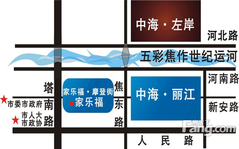 交通图:中海?丽江 交通图