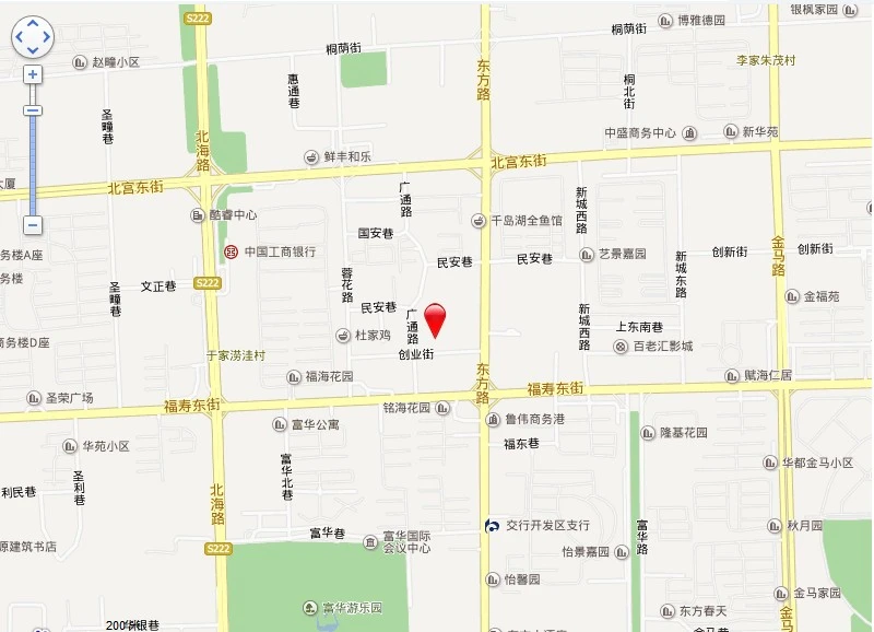 鸢飞小区交通图