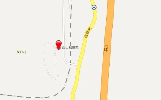 西山枫景苑交通图