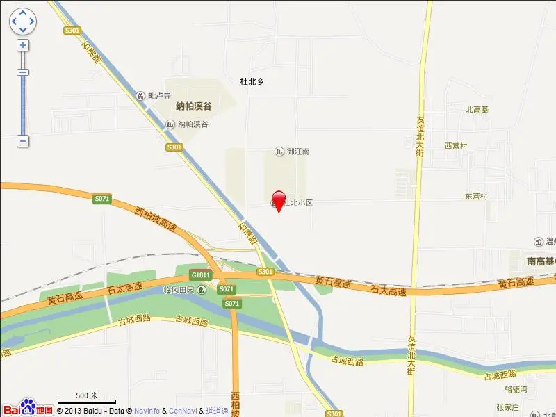 杜北小区交通图