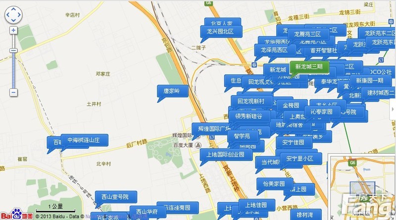 新龙城三期交通图