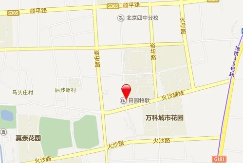 双裕西区交通图