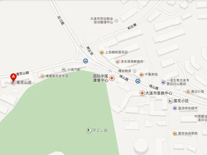 莲花山庄交通图