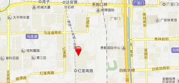 小红庙南里交通图