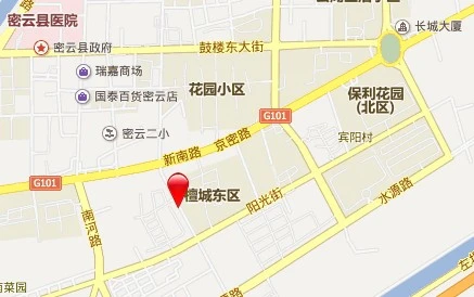 檀城东区交通图