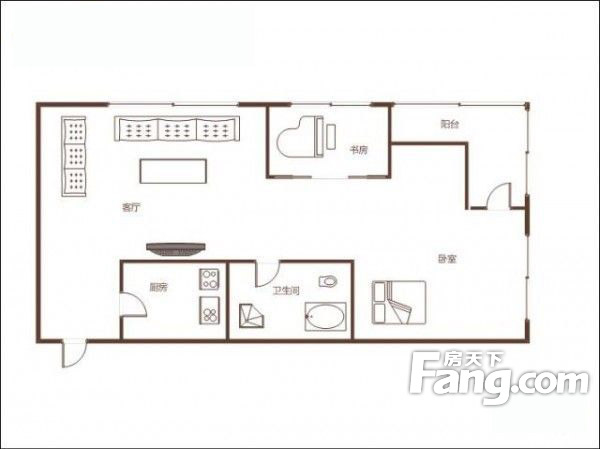 苹果公寓苹果公寓 户型图 0室0厅0卫0厨 0.00㎡