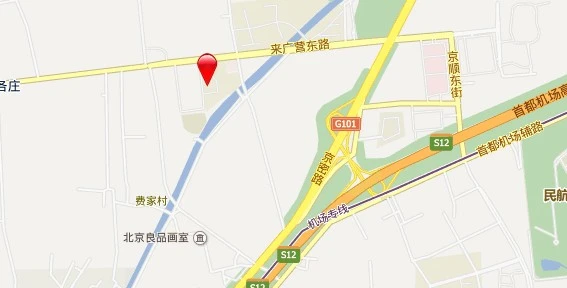 马南里小区交通图