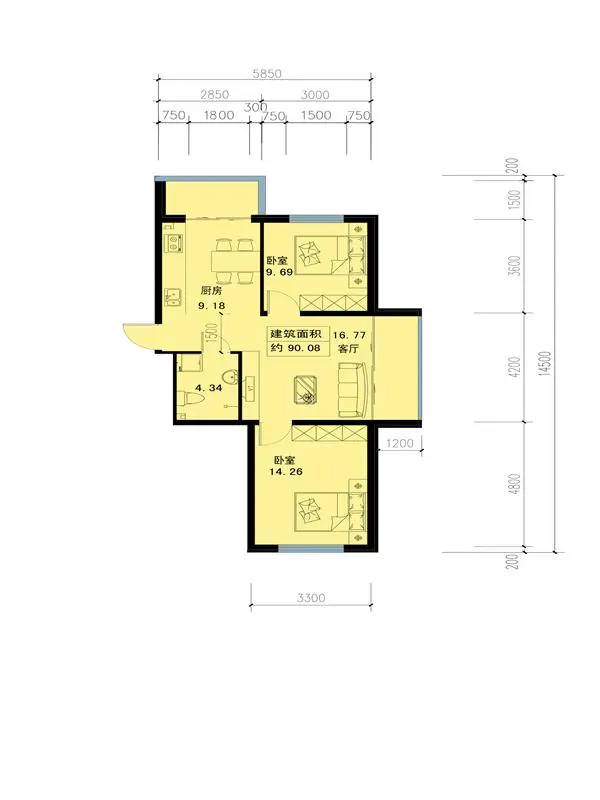 新泰·锦绣城户型图