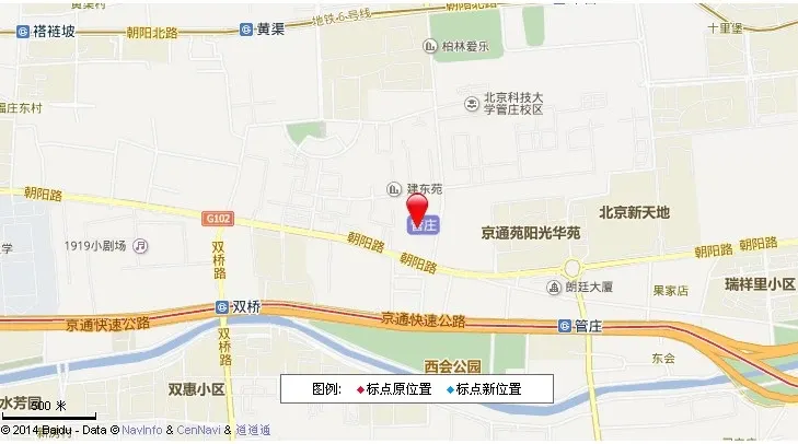 京东丽景苑交通图