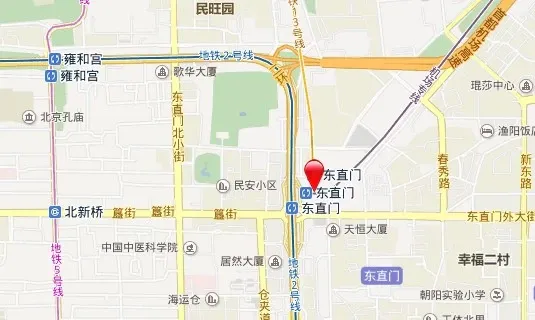 西香河园乙5号院交通图