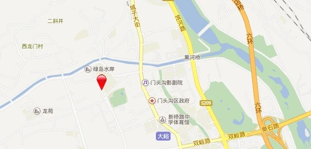 黑山北小街小区交通图